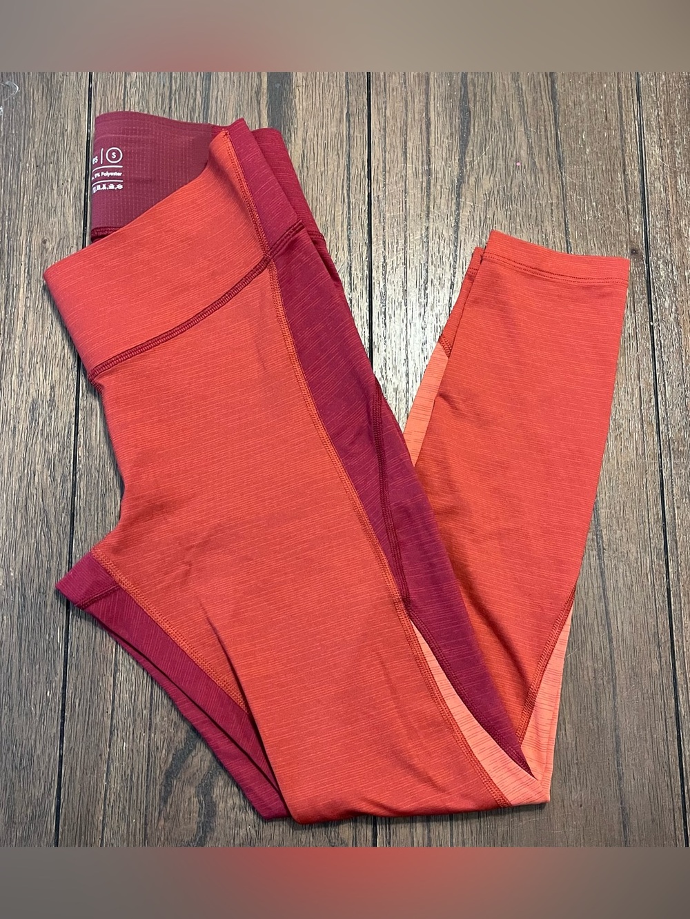 Outdoor Voices Tech Sweat 7/8 Colorblock Leggings Womens Small
